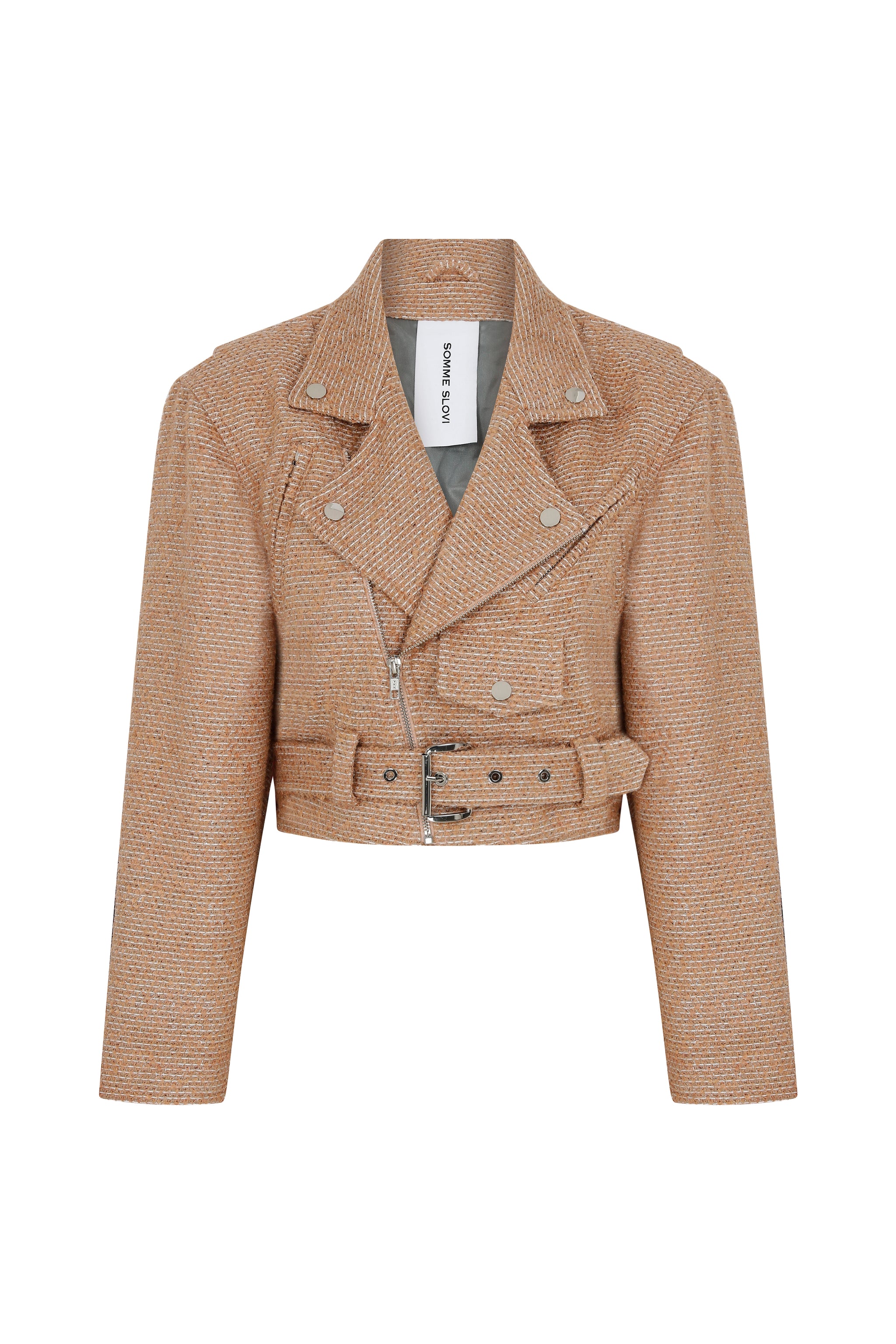SOMME SLOVI | TWEED BIKER JACKET