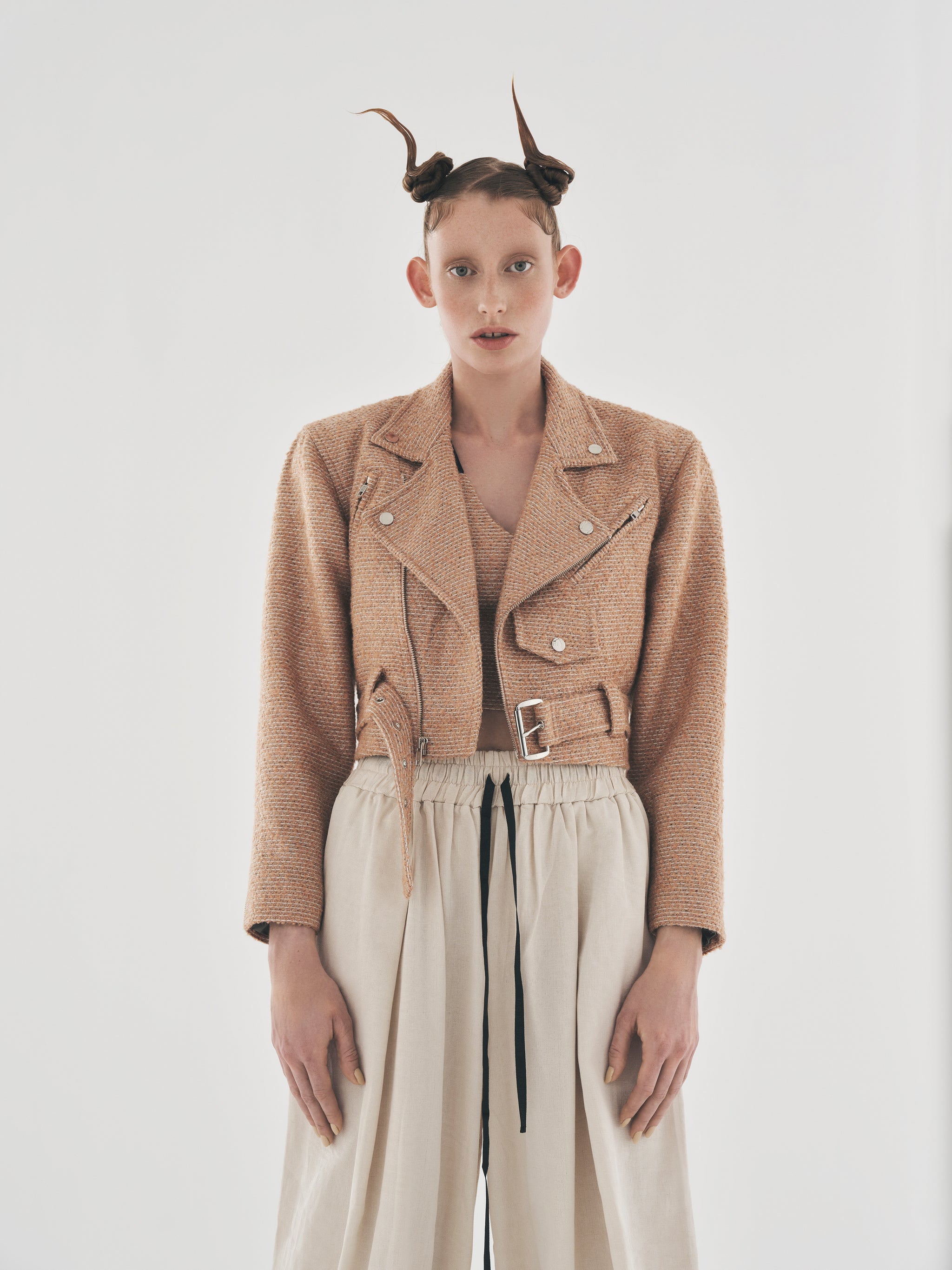 SOMME SLOVI | TWEED BIKER JACKET